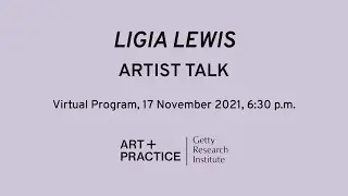 Artist Talk: Ligia Lewis