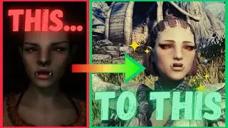 Making A Pretty Orc With Mods! | Skyrim | High Poly Head | RaceMenu
