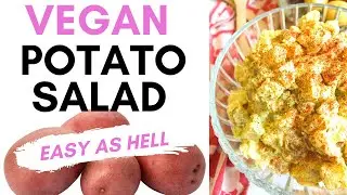 EASY VEGAN POTATO SALAD / Vegan camping and party food idea