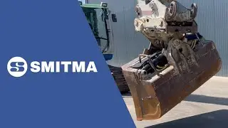 Hydraulic ditch clean bucket with oilquick OQ80 @Smitma.com