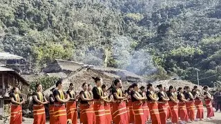 Mega dance by All Komkar Student/37 Annual Meet 2024/#Komkar/Adi song by Oyut Boko/upper Siang(A.P)