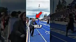 Kid Ran Onto the Track Mid-Race&hellip; and Got Wrecked 😳🏃