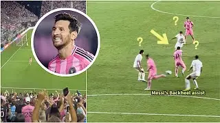 🤯Fans crazy reactions to Messi's brilliant backheel assist and goal vs LA Galaxy 