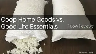 Pillow Reviews: Coop Home Goods vs. Good Life Essentials