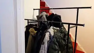 Double Clothes Rail / Sturdy Clothes Rack with Storage Basket Review