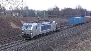 Vectron 383-406 METRANS Rail ze składem intermodalnym na Magistrali Węglowej | 12.03.2021