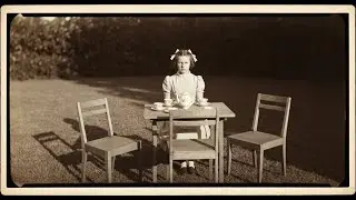 Little girl's tea party in 1907 &mdash; Until You Notice She Set Places for Dead Siblings