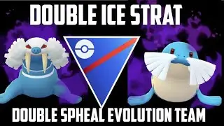 Spheal evolution team FT Shadow Walrein & shadow Sealio freezes the Great League in double ice strat