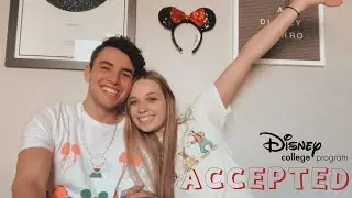 WE GOT ACCEPTED!! Disney College Program Fall 2020 (Reactions)