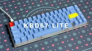 KBD67 Lite Keyboard Review + Typing Test #KBD67Lite