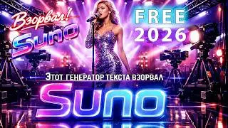 Этот генератор текста взорвал SUNO AI (как пользоваться suno ai-2026)