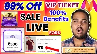 Myntra Free Shopping Trick | Myntra Unlimited Scratch Card Myn Cash | Myntra end of reason sale