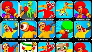 Annoying Monster, Annoying Uncle Punch, Kick To Hit, Grab Throw, Punch Guy, Charge Fist...