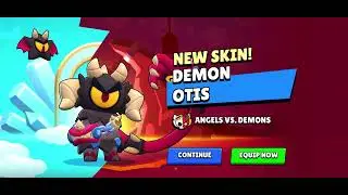 NEW DEMON OTIS SKIN IN BRAWLSTARS!!! #new #brawlstars #demon #shorts #viral #supercell #otis #new