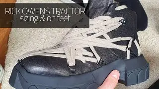 Rick Owens SS20: Tecuatl Tractor Sneaker (Sizing & on Feet)