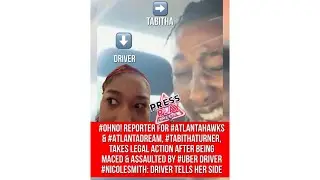 Reporter #TABITHATURNER HAS TAKEN LEGAL ACTION AFTER BEING MACED & ASSAULTED BY AN #UBER DRIVER