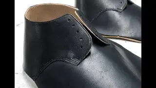 Shoe making  upper making 2/2 手工皮鞋的製作