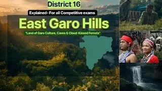 East Garo Hill ( Meghalaya) District 16 | UPSC/SSC/PSC/RRB GK | India Districts Unlocked| Explained