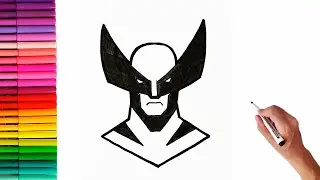 Рисунок и раскраска Росомахи || Рисунок Marvel