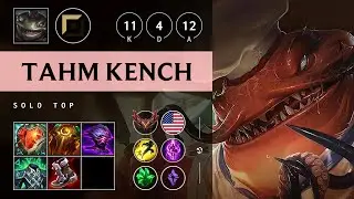 Tahm Kench Top vs Olaf: Unstoppable - NA Grandmaster Patch 14.22