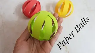 How to make very easy Paper Ball Craft | Kids Craft | School easy project Craft Ideas