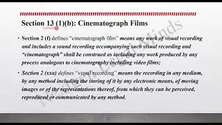 Subject matter of Copyright | Section 13 | Important topic in detail | Copyright Act, 1957 |