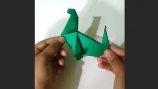 Origami Craft Paper Walrus