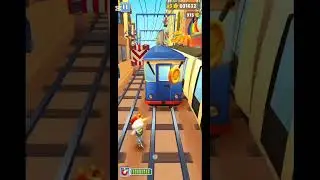 Subway Surfers Epic Train Dodge! 🔥🔥#subwaysurfers #gamingshorts