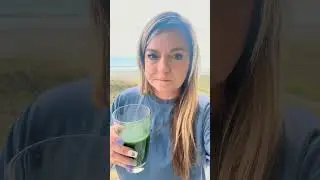 Taste test by the beach with green delights! #greens #beach #tastetest