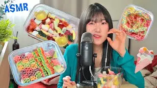 ASMR 젤리 얼먹 15봉지 턱관절 운동 많이 된다