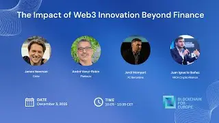 Blockchain for Europe Summit 2025 - Panel &ldquo;The Impact of Web3 Innovation Beyond
