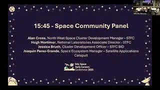Space Community Panel, Early Careers Conference 2025