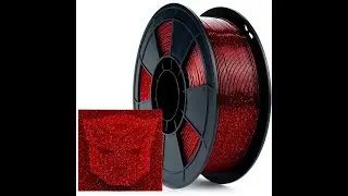 Ziro PLA Twinkling Bright Red filament review!