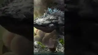 How to make Sculpting STORM GODZILLA with Resin | Godzilla | Resin | Storm Godzilla #Shorts