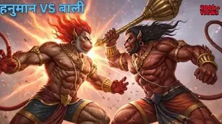 जब अहंकार टकराया सच्ची शक्ति से ⚡ | बाली vs हनुमान | रामायण कथा