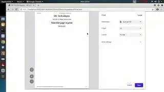 How to print a web page using javascript - DK Technologies(Tamil)