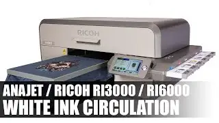 Anajet / Ricoh RI3000 / RI6000- Circulate Ink - White ink maintenance