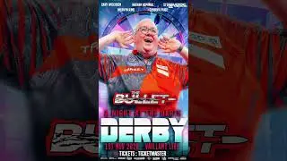 We return to Derby with darting legends this November 1st #shorts