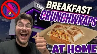 DIY Breakfast Crunchwraps 🌯 🌮 | BETTER THAN TACO BELL! | SkyPlayzVlogs