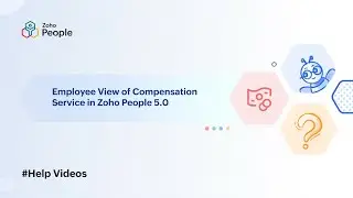 Employee View of Compensation Service in Zoho People 5.0