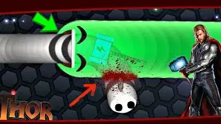 Slither.io THOR DESTROYER / EPIC SKIN OF THOR / BEST SNAKE TRAPPER