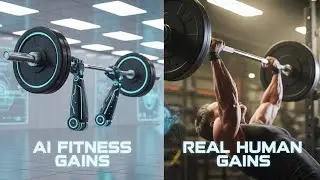 AI vs. Reality - Fitness Edition (💻 vs. 💪) #AI #shorts