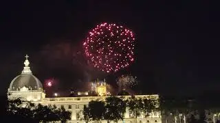 FEU D'ARTIFICE 14 juillet DE LYON 🦁 2024