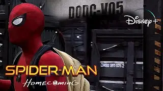 Spider-Man: Homecoming | Peter Wakes Up In Damage Control Facility Scene | Disney+ [2017]