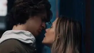 Kiss Scene &mdash; Jake and Samantha (Ansel Elgort and Rachel Keller)