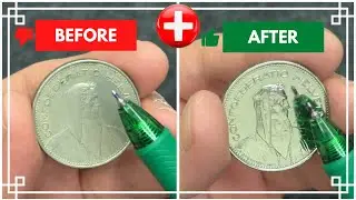 Switzerland 🇨🇭 Mirror Polishing 5 Franc 1981 - 44 years old coin - satisfying ASMR