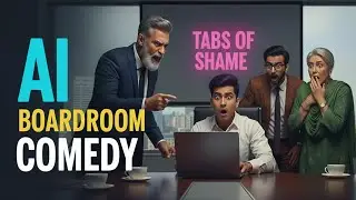 AI Boardroom Comedy | Desi Office Skit | Funny AI Short 2025