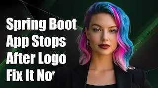 Spring boot 1.5.2 - web application stops after loading logo?