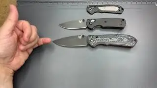 Benchmade mini Freek with AWT Aluminum scales