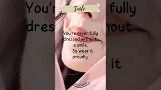 Smiles That Speak ❤️ | Beautiful Smile Quotes | #shorts #shortsfeed #smile #beautiful #quotes